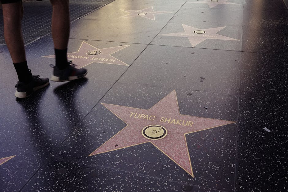 Photo of Hollywood Walk of Fame stars